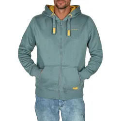 DENIMFY Sweatjacke Herren mit Kapuze Reißverschluss Regular Fit DFLeo Regular Fit L
