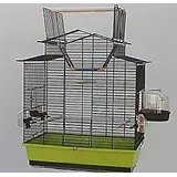 Vogelkäfig Vogelbauer Käfig IZA 3 Cabrio Grün