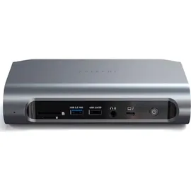Satechi Multimedia Pro Dock + USB Hub, Grau,