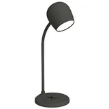 Kreafunk Ellie 3-in-1: Lampe, Bluetooth Lautsprecher und kabelloses Ladegerät, black