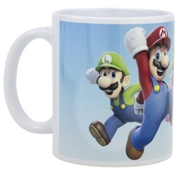 Super Mario Tasse Super Mario Luigi Freunde Gamer Kaffeetasse Teetasse Geschenkidee, Keramik, 330 ml bunt