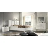 Schlafzimmer Bett Nachttisch Gruppe Betten Luxus Bettrahmen Holz Design Set 3tlg