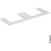 Geberit One 135x3x47cm, w/l hochgl., Ausschn 2-fach