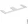Geberit One 135x3x47cm, w/l hochgl., Ausschn 2-fach