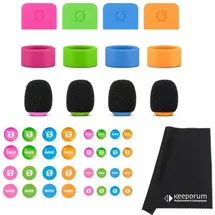 RØDE Microphones Rode Colors 2 Identifikations-Set mit Mikrofasertuch,