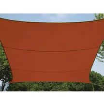 Perel Sonnensegel Terrakotta Rechteckig 4 x 3 m