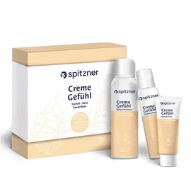 Spitzner CremeGefühl Geschenkset | Duschschaum, Handcreme & Körperschaum für intensive Pflege | Edle Geschenkbox für Verwöhnmomente | Hautpflege mit zartem Duft | ideal als Geschenk
