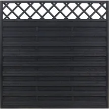 Andrewex Sichtschutzzaun Element Country 180 x 180 cm anthrazit