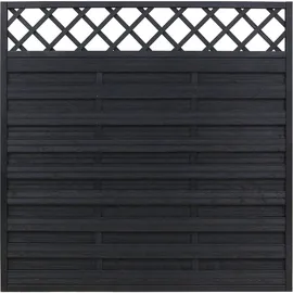 Andrewex Sichtschutzzaun Element Country 180 x 180 cm anthrazit