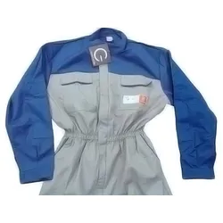Werkstatt-Overall Piaggio blau / grau
