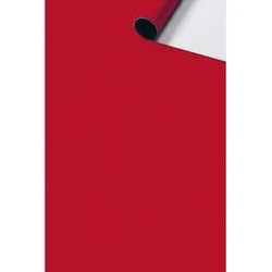 Geschenkpapier Uni Plain, 70cm x 2m, rot, 2528591320, Papier, auf Rolle
