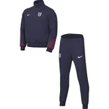 Nike Unisex Kinder Trainingsanzug England Dri-Fit Strike Trk Suit K, Purple Ink/Rosewood/White, S