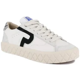 Palladium Ace Lo Mix Lth Sneaker, Star White Zebra, 36