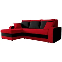 Mirjan24 Ecksofa Rot, 5-Sitzer, einzeln stellbar, L-Form,L-Form, 238x147 cm,