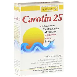 Carotin 25 Feingold Kapseln 40 St