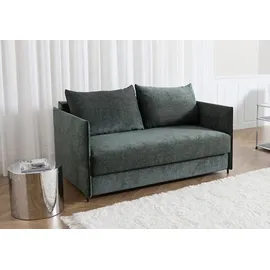 Innovation Living Schlafcouch Stoff 2-Sitzer Grün