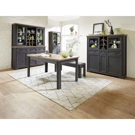 Innostyle Vitrine Buffet Jasmin 166 x 48 x 204 cm Grau