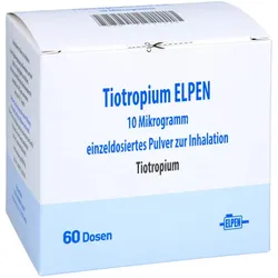 Tiotropium Elpen 10 μg einzeldos.Plv.z.I 60 Sp