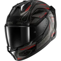 Shark Skwal i3 LINIK Integralhelm - Schwarz/Grau/Rot / L
