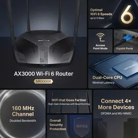 TP-Link MR3000X Wi-Fi 6 WLAN Router