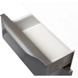 kochstation Winkelküche L-Form 270 cm grau