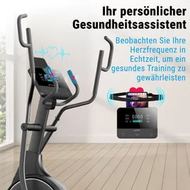 AsVIVA Crosstrainer Smart E4 Pro Grau