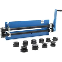 Wiltec Fahrzeug Werkzeug, Biegemaschine zur Blechbearbeitung mit 6 Profilrollen