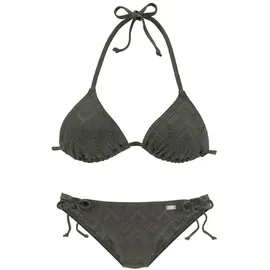 Buffalo Triangel-Bikini Damen oliv Gr.36 Cup A/B