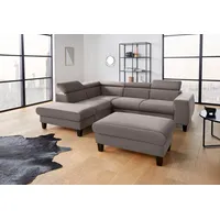 Cotta »Morven L-Form«, (Set), bestehend aus: Ecksofa mit Kopfteilverstellung