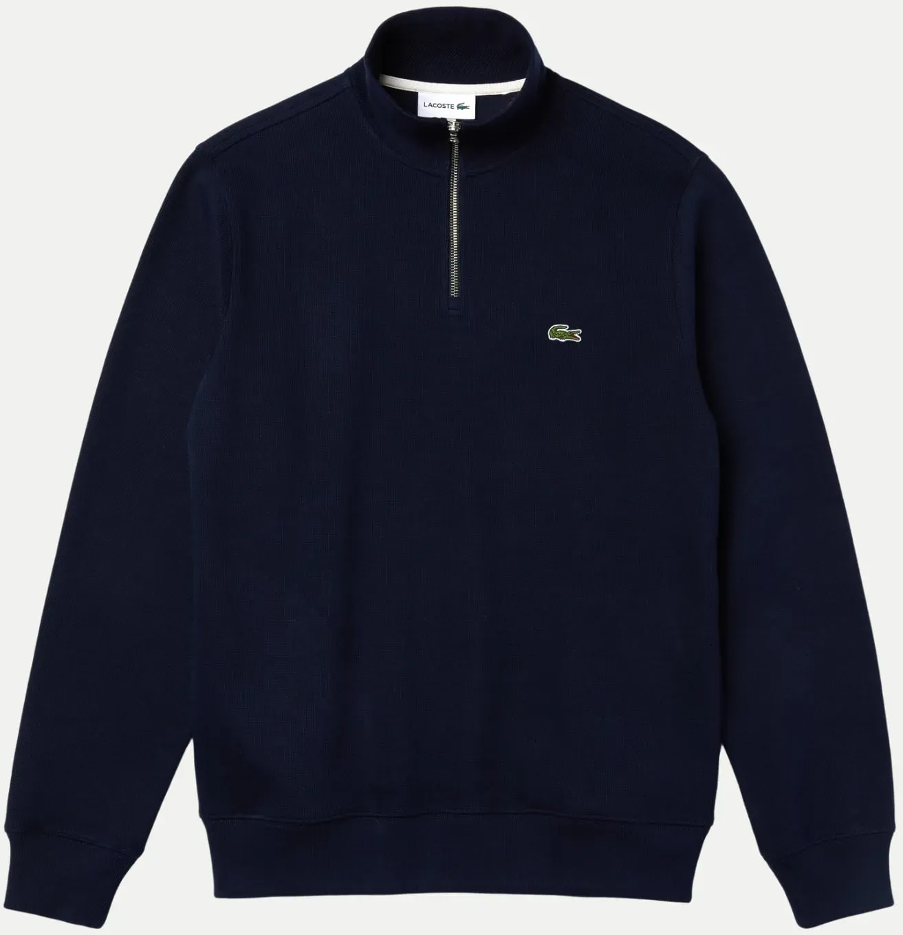 Sweatshirt mit Troyer-Kragen Blau L