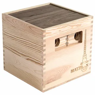 MATZBOX Montessori Kreativspielzeug aus Holzbausteinen – ausgezeichnetes Premium Spielzeug von 1 bis 7 Jahren – vielseitige Bauklötze & Boxen für freies, langanhaltendes Spielen, nachhaltiges Geschenk
