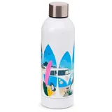 Puckator Wiederverwendbare Thermosflasche aus Stahl 530 ml - Waves Are Calling - Volkswagen Transporter T1