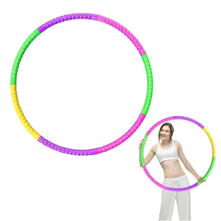 1 Stück Fitness-Hula-Hoop, Zubehör Für Fitnessgeräte, Bunter Fitness-Hula-Hoop, Abnehmbarer Hula-Hoop, 7-Teiliger Hula-Hoop Zur Gewichtsreduktion, Verstellbarer Hula-Hoop