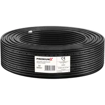 PremiumX Premium X CAT 7 Outdoor Netzwerkkabel 50m – 10 Gbit/s Erdkabel Datenkabel Ethernetkabel LAN Kabel für Außen S/FTP AWG23/1 Verlegekabel - reines