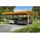 SKANHOLZ Carport Emsland 6,13 x 6,04 m eiche hell inkl. EPDM Folie