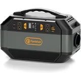 Flashfish Stromerzeuger Tragbare Powerstation 330W(600W Spitze),288,6Wh Akku,9 Ausgänge, 0,3 in kW, für Camping Wohnmobil und als Notstromaggregat