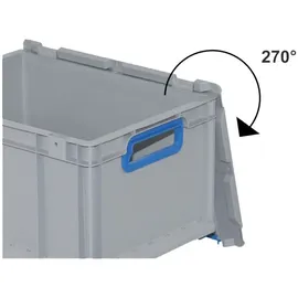 Allit EuroBox 412 grau / blau - Blau
