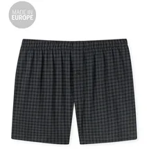 SCHIESSER Cotton Casual Boxershorts kariert Schwarz 10
