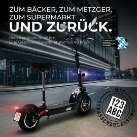 eFlux Lite Six Pro 1000 Watt 40 km/h Schwarz