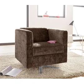 Home Affaire Sessel Bob Polyester 72 x 71 x 75 cm Braun drehbar mit Sternfuß
