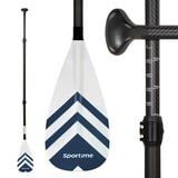 Sportime SUP Paddel Carbon | 3-teiliger Paddelschaft | Schwimmfähig und besonders leicht | Verstellbare Länge auf max. 225 cm | Carbon und Fiberglas | Gewicht: ca. 830 g