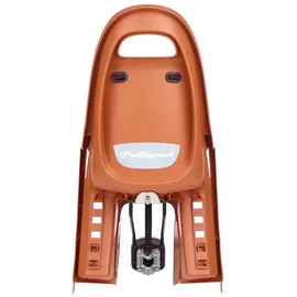 polisport move Groovy 29 Kindersitz Für Fahrrad Hinten - Caramel Brown / Black - Max 22 kg