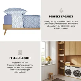 SCHIESSER Bettwäscheset Mabel | Renforcé | 2-teilig | 155 x 220 cm, Schlaftextilien, Bettwäsche, Bettwäsche