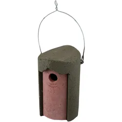 Holzbeton Nisthöhle 1B, Flugloch rund 26 mm, braun
