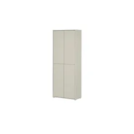 Forte Mehrzweckschrank 74,3 x 192 x 34,8 cm Beige