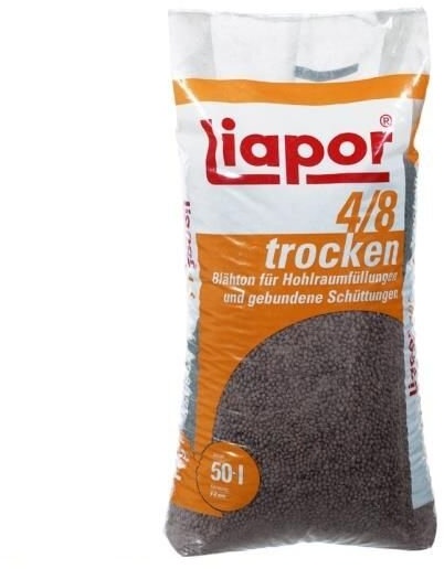 Liapor 4/8 mit 4-8 mm Korngröße - 50 Liter Sack