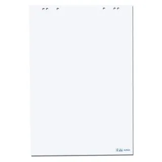 Herlitz Flipchart-Papier 10834133, blanko / blanko, 65 x 98 cm, 20 Blatt