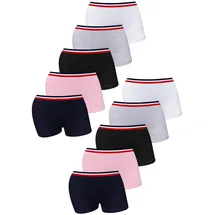 LOREZA 10er Set Pantys - Streifen - Bunt | Gr.: 152/158