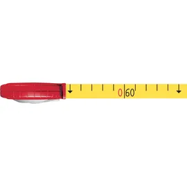 FORMAT Glasfaserbandmaß 10mx13mm gelb