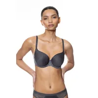 MEY MEY, Damen, Gr. 70, Cup F, grau (graphit), 77% Polyamid, 23% Elasthan, BHs T-Shirt-BH